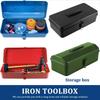 Heavy Duty Tool Box Metal Storage Tools Box Iron Construction Hardware Storage  Electrician Repair