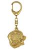 Bernese Mountain Dog, Berner Sennenhund - Gilded Key Ring with Dog, Handbag Decoration, Luxury Accessory by Art-Dog Brand