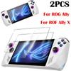 2pcs Handheld Console Screen Protector HD Tempered Glass for ROG Ally X 2024 Anti Fingerprint