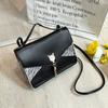 Cozy Up Color Blocking Minimalist Small Square Bag for Women