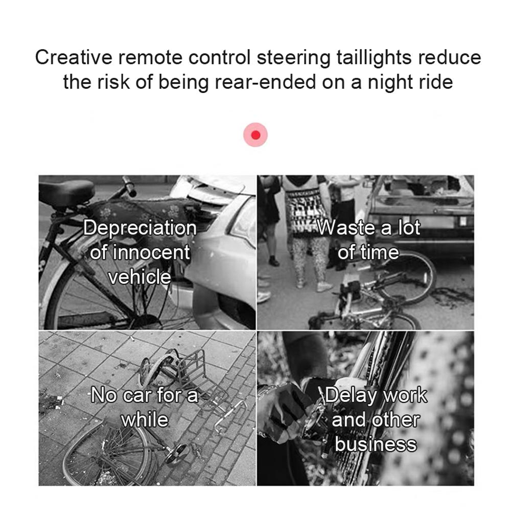 Задний фонарь для велосипеда Компактный размер Ночной велосипедный фонарь Двухцветный задний фонарь для велосипеда Непромокаемый задний фонарь для велосипеда