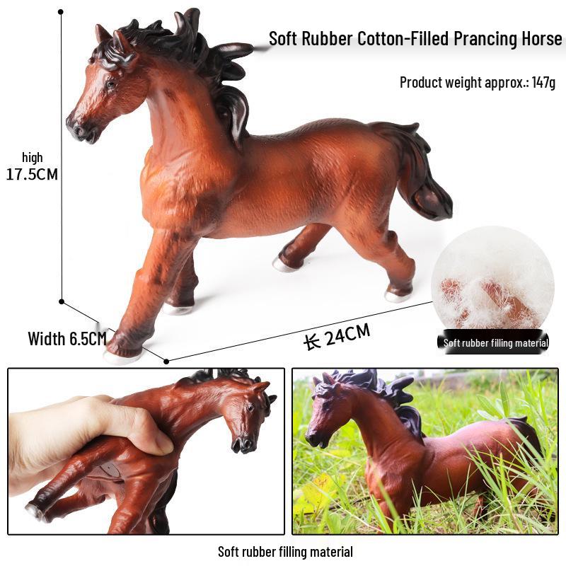 Cognitive Animal Model Toy: Dairy Cow, Buffalo, Yellow Cattle, Rhinoceros, Simmental Bull