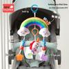 Подвеска-погремушка на коляску Beijiali Радуга - Развивающая игрушка для новорожденного ребенка (0-1 год)
