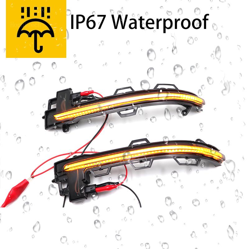 Dynamic LED Turn Signal Lights Rearview Mirror Indicator Blinker Repeater For BMW X3 F25 X4 F26 X5 F15 X6 F16