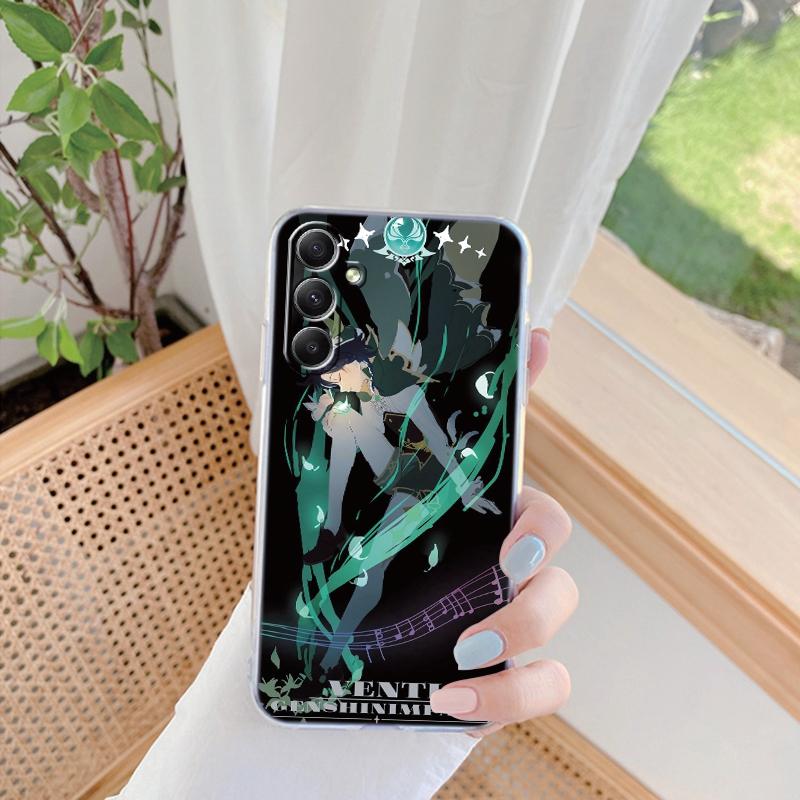 Мягкий прозрачный силиконовый чехол с рисунком из мультфильма для Xiaomi Redmi Note 13 Pro Poco C65 Samsung A55 M35 S24 iPhone 15, защитный противоударный чехол для камеры