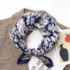 Silk Square Scarf Women 53x53cm Lightweight Pure Mulberry Neck Classic British Style Accessory