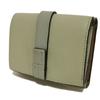 Used 12695 Trifold Wallet C660TR2X03 7942 Pastel Marble Green Ash Gray Brown Anagram Unisex from Japan AUTHENTIC