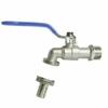 BSP Lever Horticultural Faucet Garden Hose Plug Ball Type Valve Blue Handle Water Tap
