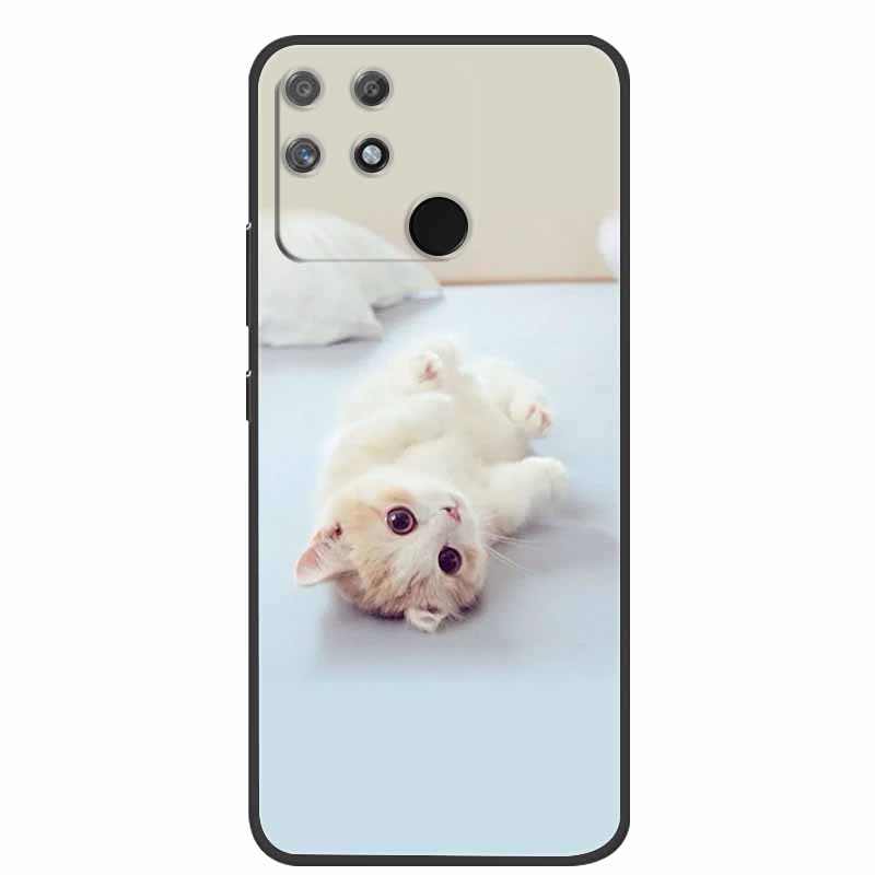 For Redmi 10C Case Redmi10C Black Soft Silicone Phone Case For Xiaomi Redmi 10C Back Cover Case Redmi 10 C Power Funda POCO C40