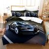 Luxury Car Duvet Cover Set Cartoo Bedding Set for Kids Boys Polyester Bedding Set King Size