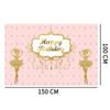Happy Birthday Backdrop Banner Background Cloth Props Party Decorate