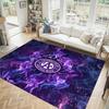 Austria Wien FC Design Crystal Velvet Carpet Cozy Non?Slip Printed Rug For Bedroom Living Room Entrance