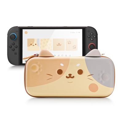 GeekShare Switch 2 Совместим с Nintendo Switch 2025 OLED Switch Хранение Nintendo Switch и Наушники Полный Толстый Дизайн на День Рождения Дизайн Кошачьи Ушки