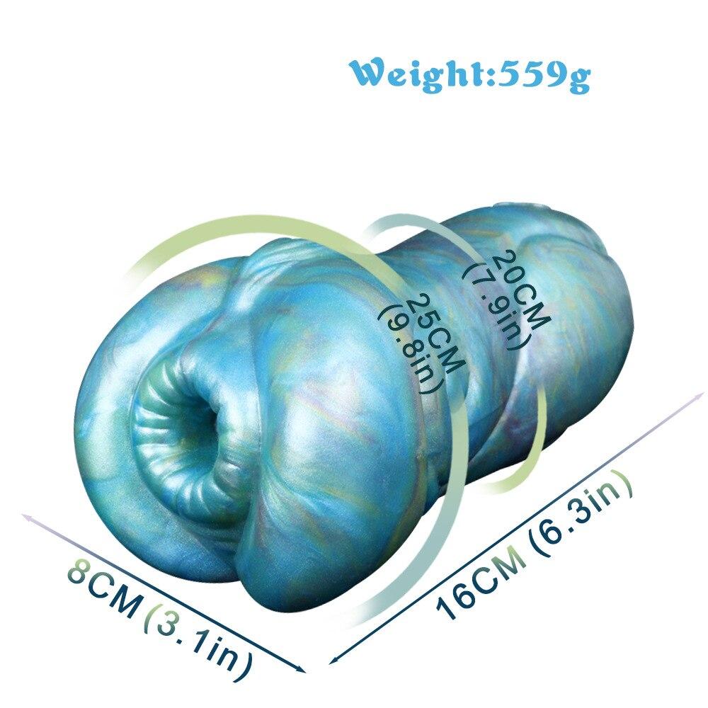 Мужской мастурбатор, перевернутая чашка для мастурбации, мягкая силиконовая секс-игрушка, тренировочный пенис, карман, анальная кукла для геев, вагина