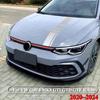 For Volkswagen VW Golf 8 MK8 GTI GTD GTE R-line 2020-2024 Maxton Style Front Bumper Lip Spoiler Splitter Bodykits Tuning Black