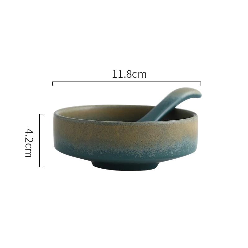 Ceramic Bowl Creative Thick Soup Bowl Dessert Bowl Sushi Bowls Salad Bowls Appetizer Bowls Restaurant Specialty Tableware