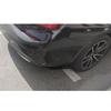Rear Bumper Splitter Side Spoiler Canards Apron Cover Sticker Gloss Black For BMW 3 Series G20 G28 325 330 M-Sport 2019-2024