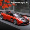 1:32 Pagani Huayra BC Суперкар, игрушечный автомобиль из сплава, металлическая коллекционная модель автомобиля, звук и свет, игрушки с откатным механизмом для детей