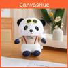 Adorable Panda Plush Toy With Bow Tie Sunglasses  Stuffed Animal  Gift Perfect