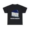 Футболка с графическим принтом Vote Blue Bleu Cheese, S-5XL
