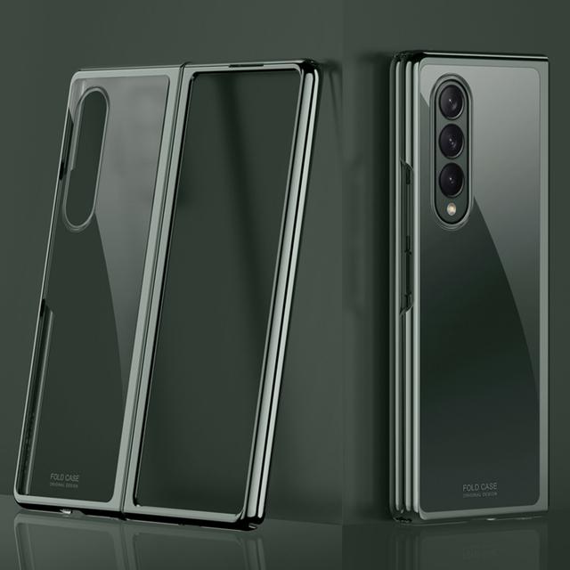 Прозрачный передний и задний складной защитный чехол для Samsung Galaxy Fold4 5g Z Fold 4 Zfold4, чехол с покрытием, жесткий бампер, чехол