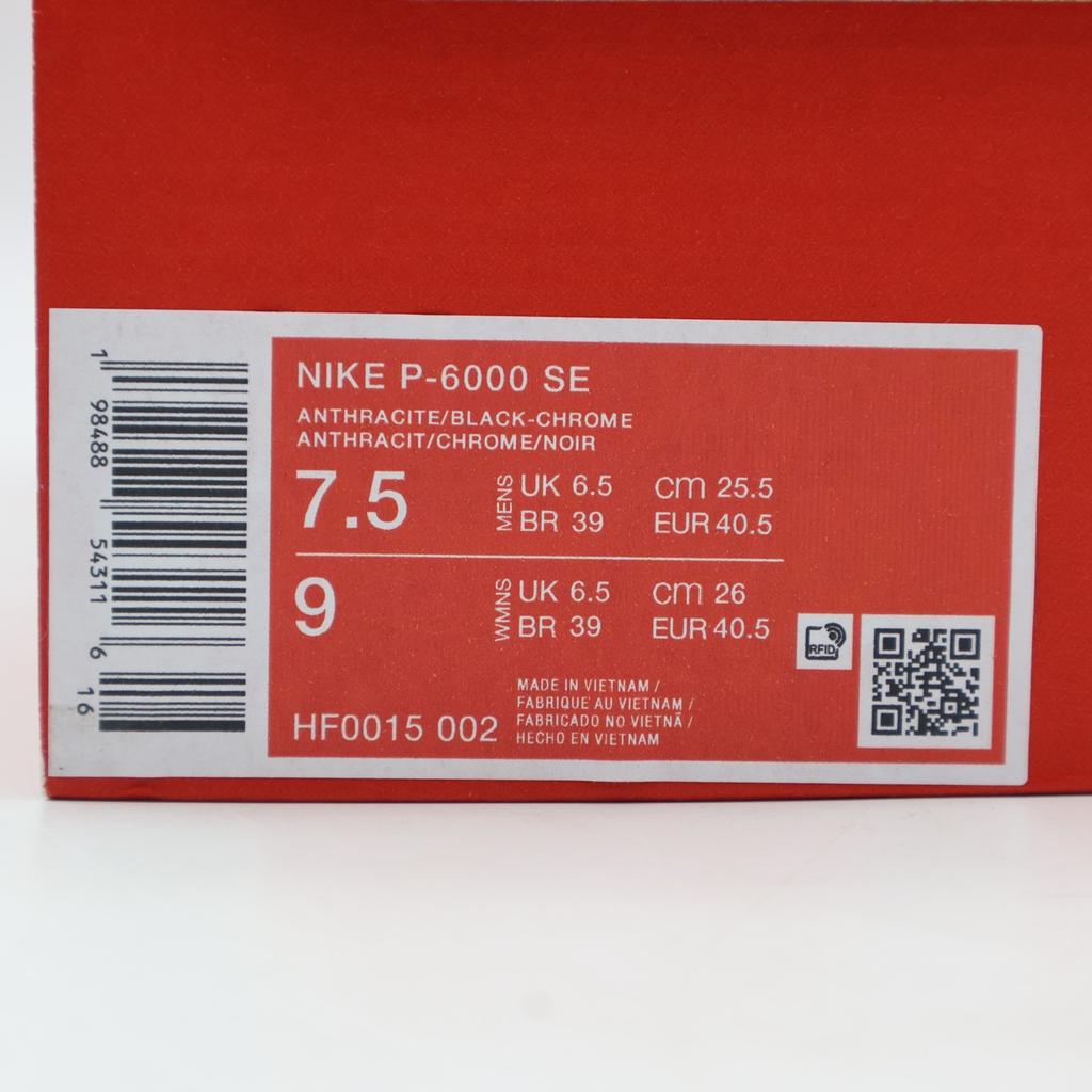 HF0015-002 Nike P-6000 SE Антрацит Хром Металлик Серебристый Черный (Мужской)