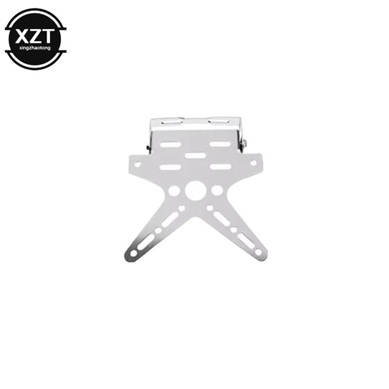 High Quality Alloy Universal Motorcycle License Plate Holder Mount Bracket Aluminum Adjusted Registration Number Plate Cover