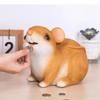 Мультяшная крыса-копилка, милая мышь, украшение для хранения, статуэтка из смолы, настольные поделки, украшение для дома, статуэтка-коробка для монет