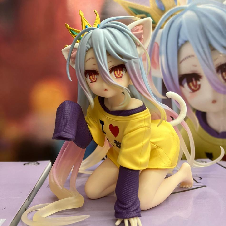 Новая 13СМ Аниме NGNL No Game No Life Фигурка Белая Аниме ПВХ Аниме Фигурки Экшн Модель Коллекция Украшение Аниме Модель Игрушка Подарок