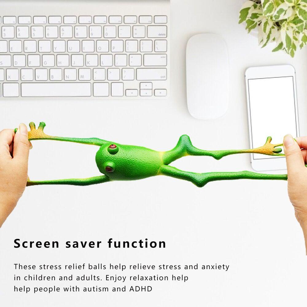 15*15cm for Toddlers Tricky Toy Sensory Play Decompress Frog Toys Simulation Frog Model Fake Frog