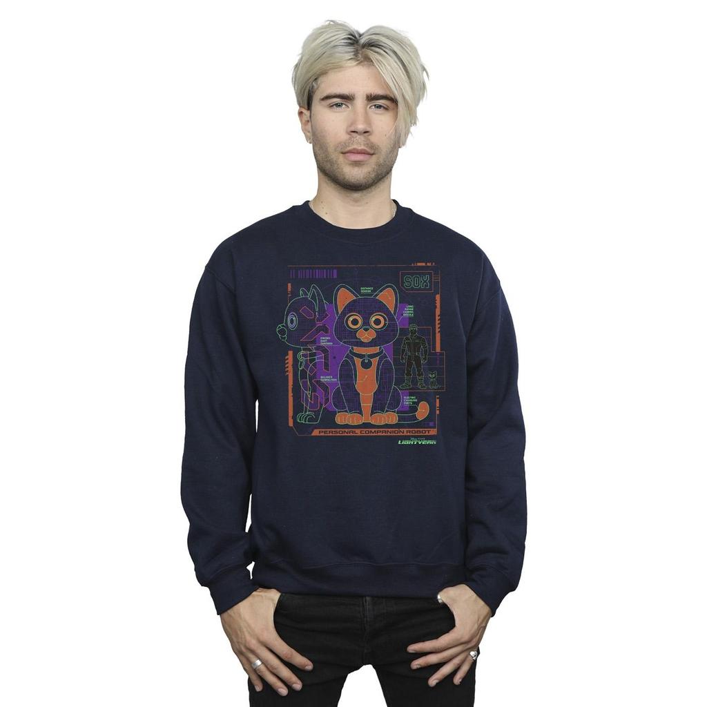 Disney Mens Lightyear Sox Technical Sweatshirt