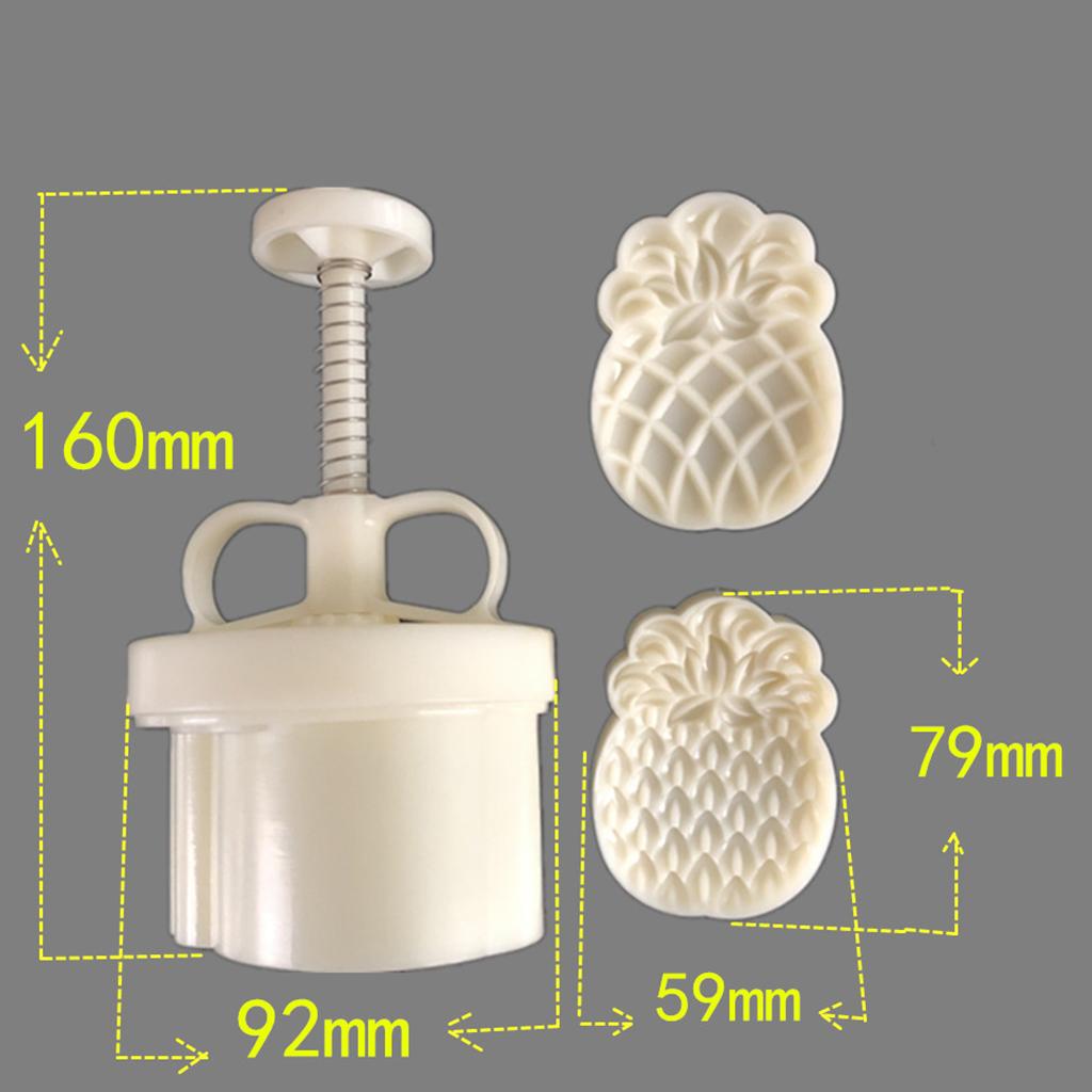 Pineapple Mooncake Mold Mid-Autumn Festival Kitchen Gadget Baking Accessories for Home Kitchen Cooking Gadget