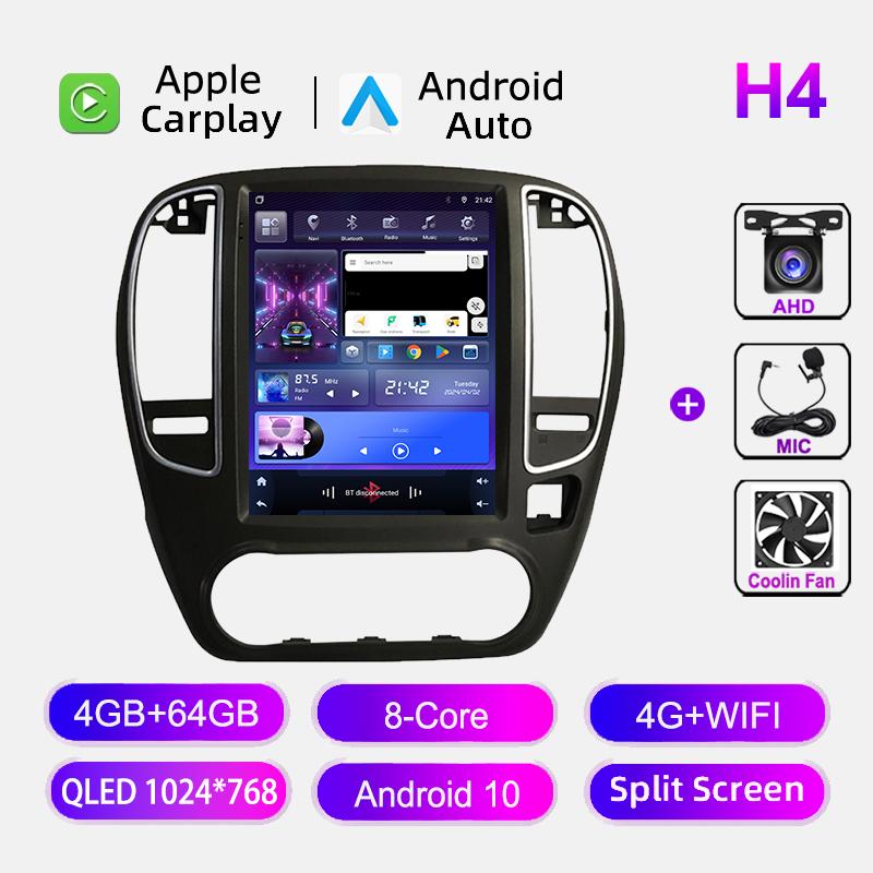 9,7-дюймовый вертикальный Android-радиоприемник для Nissan Bluebird Sylphy G11 2005 - 2012 Автомобильный мультимедийный плеер Навигация GPS Беспроводной Carplay