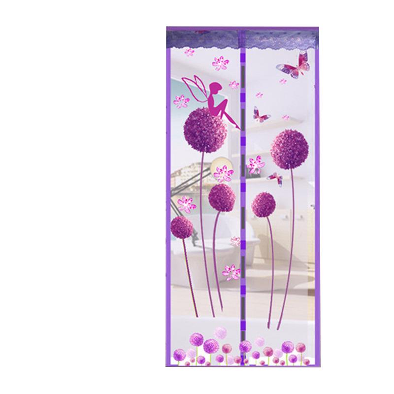 Магнитная занавеска на дверь с рисунком из мультфильма, устойчивая к комарам, на лето