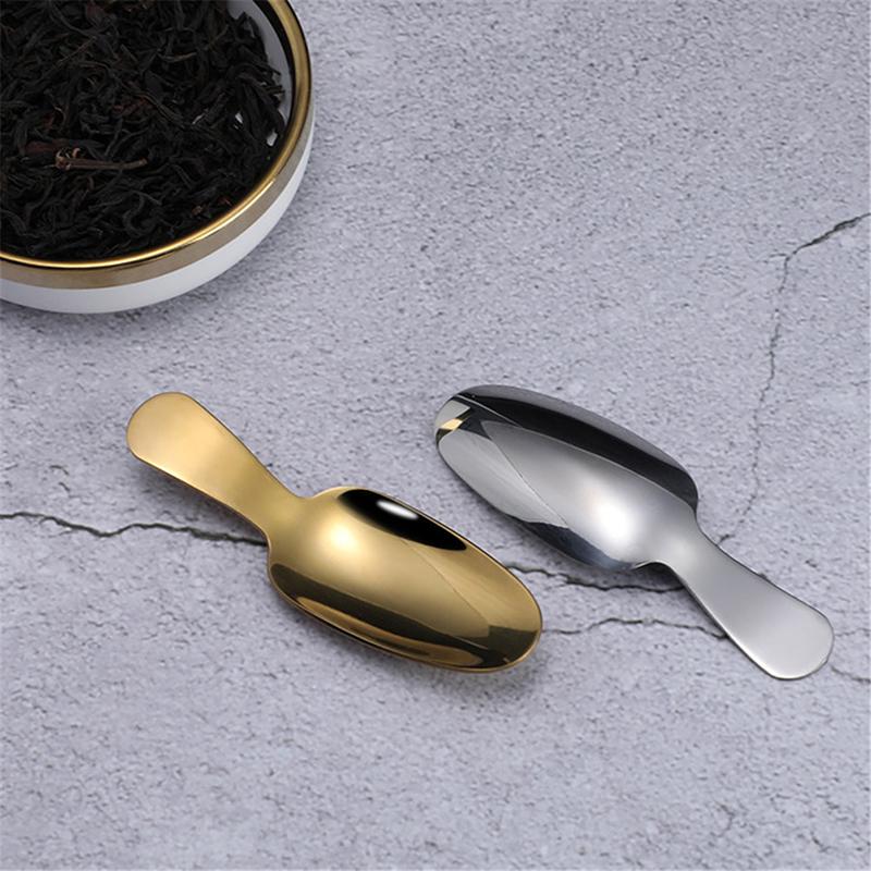 Мини-ложки из нержавеющей стали, кухонные приправы, сахар, чай, кофейная ложка, короткая