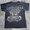 Lamb Of God Черный Тур 2010 Футболка Группы Панк-Рок VK04040 Унисекс Футболка