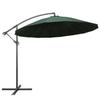 VidaXL Hanging Parasol with Aluminum Pole, Patio Sunshade, Sun Shelter, Beach Parasol Garden Terrace 47221