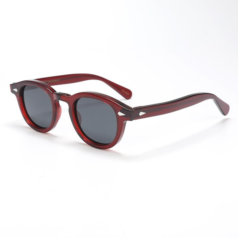Fashion Polarized Sunglasses Men UV400 Johnny Depp Lemtosh Brand Designer Sun Glasses For Male Retro Acetate Frame Oculos