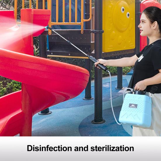 Электрический садовый опрыскиватель 5 л/8 л ранцевый опрыскиватель с 3 распылительными насадками, выдвижной штангой, плечевым ремнем, аккумуляторный опрыскиватель для сорняков для весенней обработки