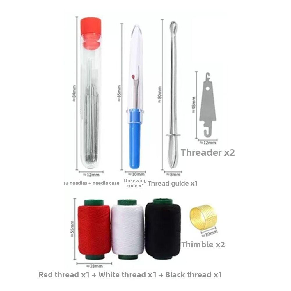 Многоцелевые иглы, нитки, ручные инструменты для ремонта, набор игл и ниток для квилтинга и шитья