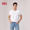 Levi's Унисекс Американская Классика Футболка с Принтом Логотипа Свободного Покроя с Круглым Вырезом