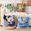 ANMIE Забавная подушка-лягушка K-Keroro Gunsou, аниме-подушка, чехол на подушку для дивана, кровати, головы, 45x45 см, модный