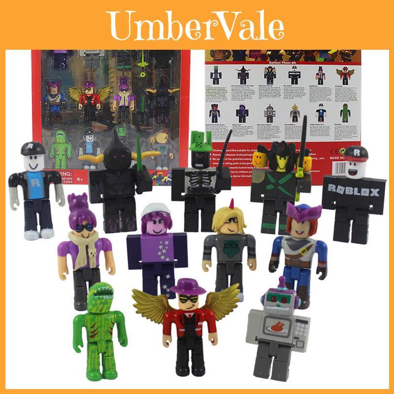 Новый набор из 12 шт. Аксессуары с персонажами игры Roblox, Мини-фигурки, Куклы, Игрушка для детей, Подарок
