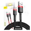 Baseus Cafule 2A 3M USB To Micro USB Cable (Black and Red)