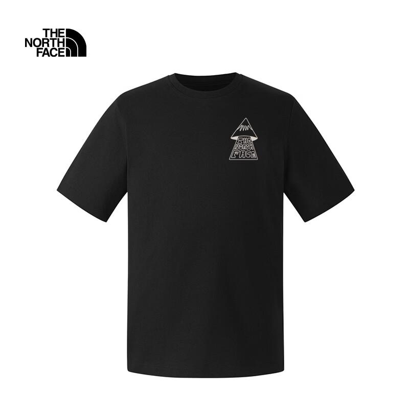 The North Face Унисекс 8GVR Дышащая футболка с принтом для улицы, с коротким рукавом