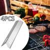 4Pcs Grill Heat Tents Burner Tubes 15 Inch Gas Pipe Burners Flame Mash Plate