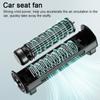 Car Seat Ventilation Fan USB Cooling Fan Air Circulation Electric Fan Low Noise W/ 3 Adjustable Wind Speeds Switch for Car Truck