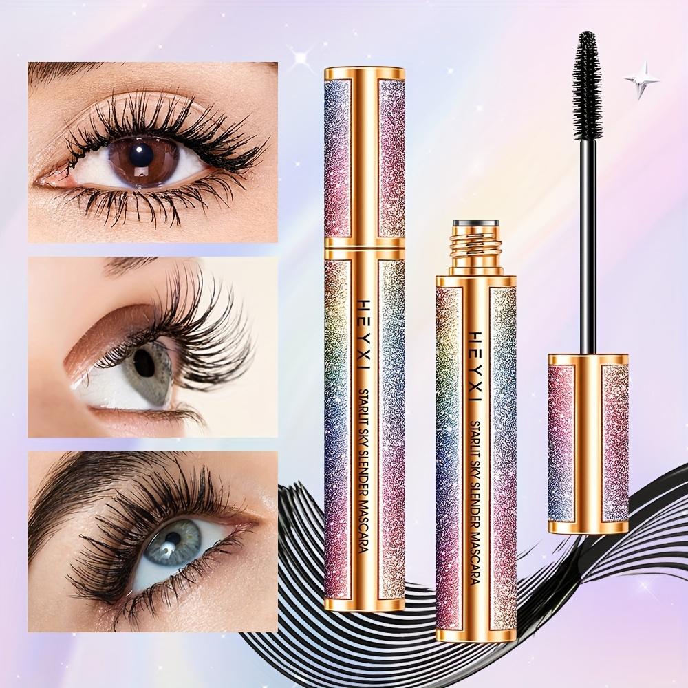 Стойкая тушь для ресниц, формула для объема и удлинения, не липкая и не жирная, изогнутая щеточка для мгновенного объема, не размазывается и не образует комочков, для повседневного макияжа