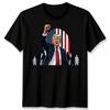 Борьба Трампа!Драться!Драться! Футболка Дональд Трамп Непокорный 2026 Maga Непобедимый Унисекс