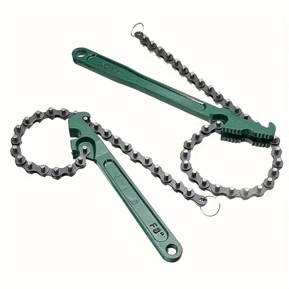 Нескользящий цепной ключ для фильтра Стальная конструкция Ключ для фитингов труб Сантехнические применения